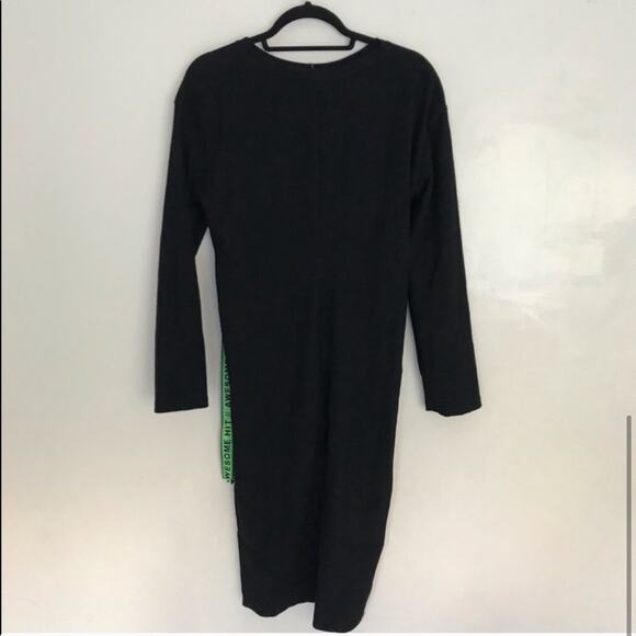 ZARA Logo Straps Shift Midi Dress Contemporary - Picture 5 of 5